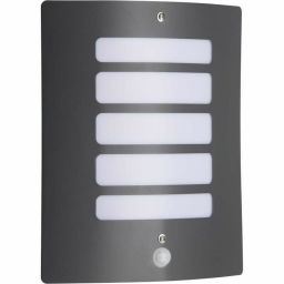 Brilliant Todd 47698/63 buitenwandlamp antraciet met bewegingssensor IP44 E27 29 cm