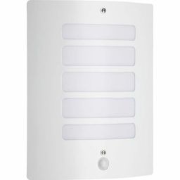 Brilliant Todd 47698/05 buitenwandlamp wit met bewegingssensor IP44 E27 29 cm